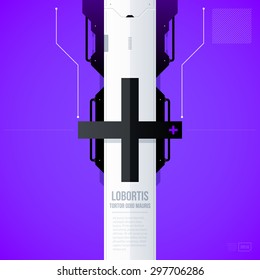 Hi-tech vector template. EPS10