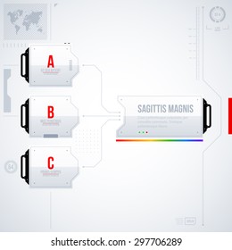 Hi-tech vector template. EPS10