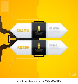 Hi-tech vector template. EPS10