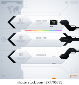 Hi-tech vector template. EPS10