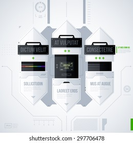 Hi-tech vector template. EPS10