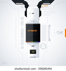 Hi-tech vector template. EPS10