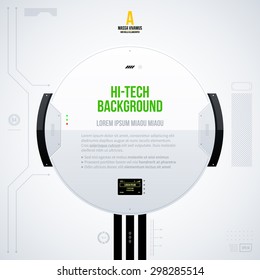 Hi-tech vector template. EPS10