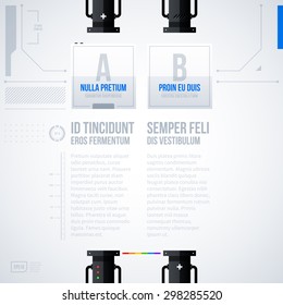 Hi-tech vector template. EPS10