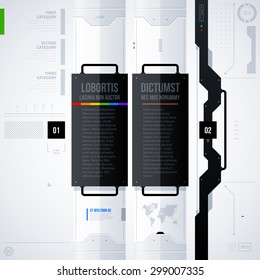 Hi-tech vector template. EPS10