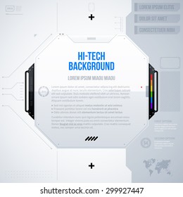 Hi-tech vector template. EPS10