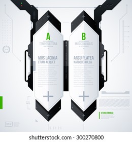 Hi-tech vector template. EPS10