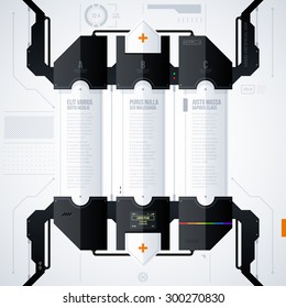 Hi-tech vector template. EPS10