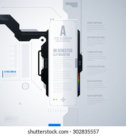 Hi-tech vector template. EPS10