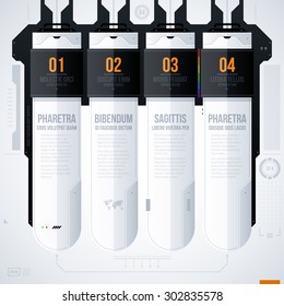 Hi-tech vector template. EPS10