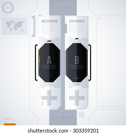 Hi-tech vector template. EPS10