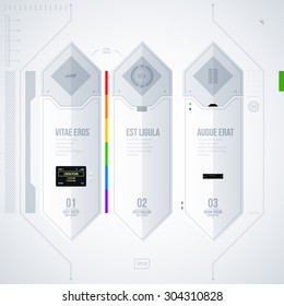 Hi-tech vector template. EPS10