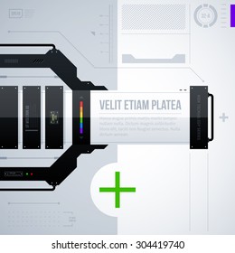 Hi-tech vector template. EPS10