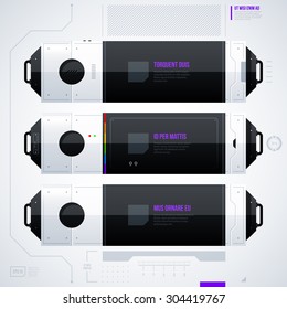 Hi-tech vector template. EPS10