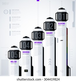 Hi-tech vector template. EPS10