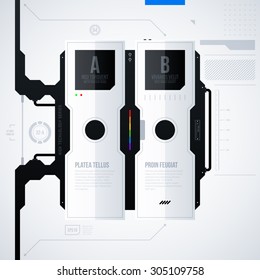 Hi-tech vector template. EPS10