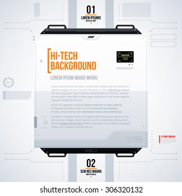 Hi-tech vector template. EPS10