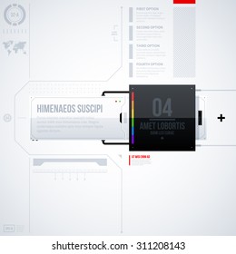 Hi-tech vector template. EPS10