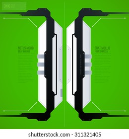 Hi-tech vector template. EPS10