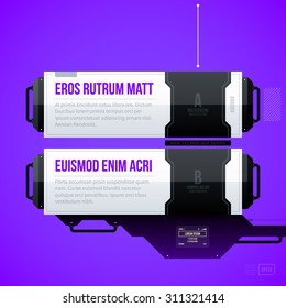 Hi-tech vector template. EPS10