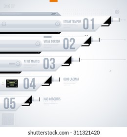 Hi-tech vector template. EPS10