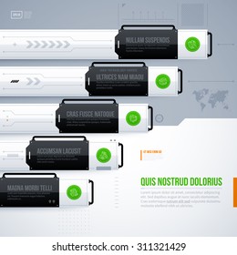 Hi-tech vector template. EPS10