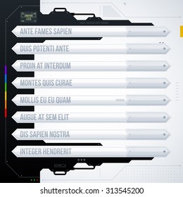 Hi-tech vector template. EPS10