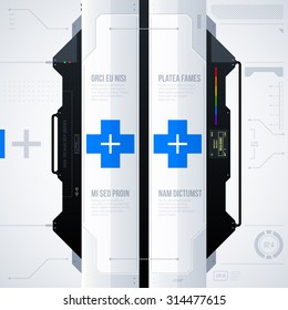 Hi-tech vector template. EPS10