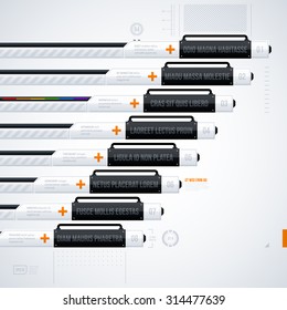 Hi-tech vector template. EPS10