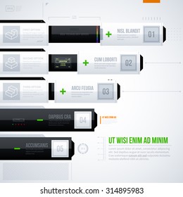 Hi-tech vector template. EPS10