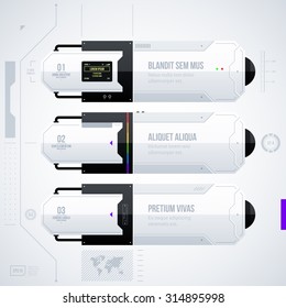 Hi-tech vector template. EPS10