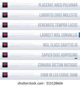 Hi-tech vector template. EPS10