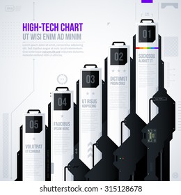 Hi-tech vector template. EPS10