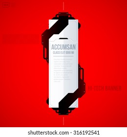 Hi-tech vector template. EPS10