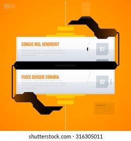 Hi-tech vector template. EPS10