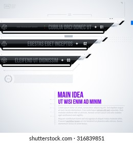 Hi-tech vector template. EPS10