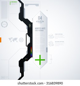 Hi-tech vector template. EPS10