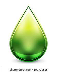 Hi-tech water drop icon