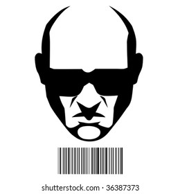 Hitman face and barcode identification