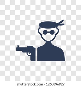 hitman icon. Trendy hitman logo concept on transparent background from Cinema collection