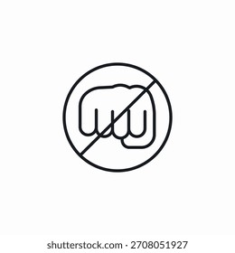 Hit verbotenes Symbol, Vektorgrafik