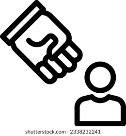 hitting Vector illustration on a transparent background.Premium quality symmbols.Stroke vector icon for concept and graphic design. 
