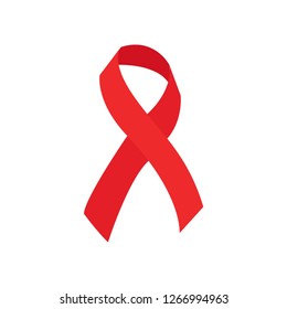 Hiv aids vector flat design