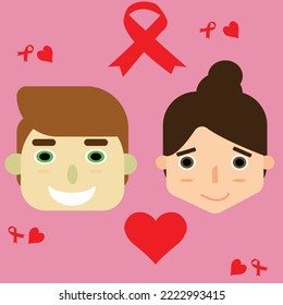 HIV Day Celebration Vector. Perfect for celebrate HIV-AIDS Day