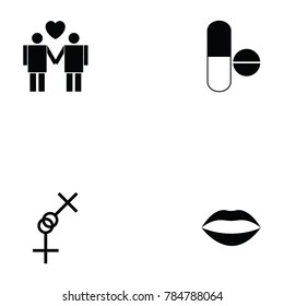 HIV icon set
