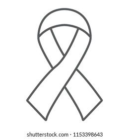 White Awareness Ribbon High Res Stock Images Shutterstock