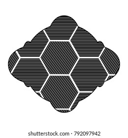 Hive Abstract frame emblem