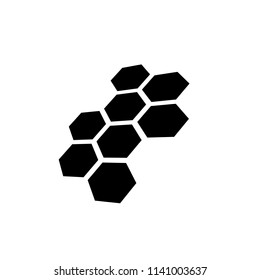 hive hexagon concept logo vector