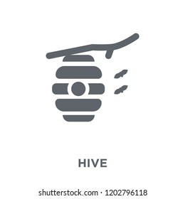 Hive icon. Hive design concept from Agriculture, Farming and Gardening collection. Simple element vector illustration on white background.
