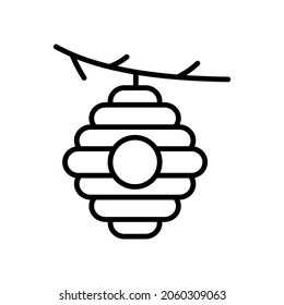 Hive Icon Symbol Outline Style Stock Vector (Royalty Free) 2060309063 ...